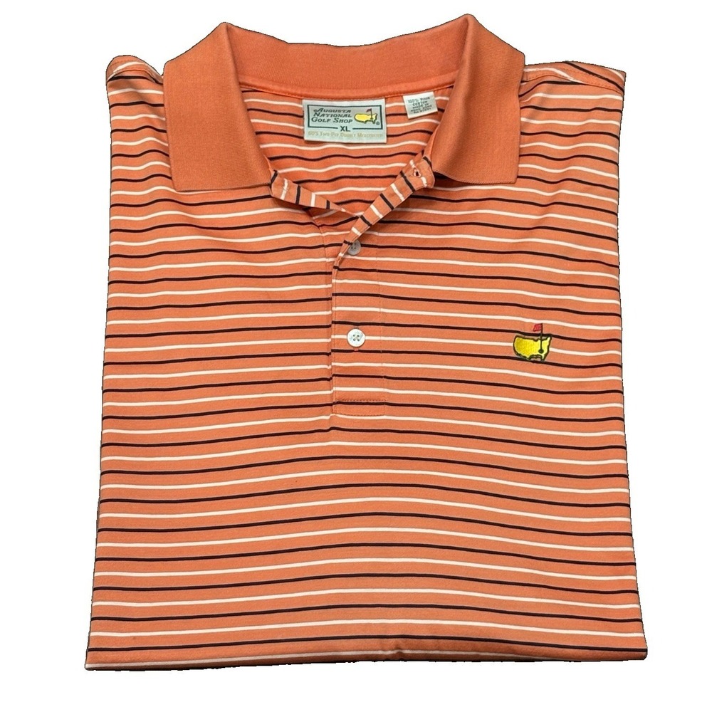 Masters Augusta National Golf Shop Men's Polo Shirt XL 60's Two-Ply Mercerized